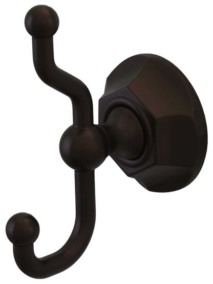 Edwardian Towel Hook in Oil-Rubbed Bronze.
